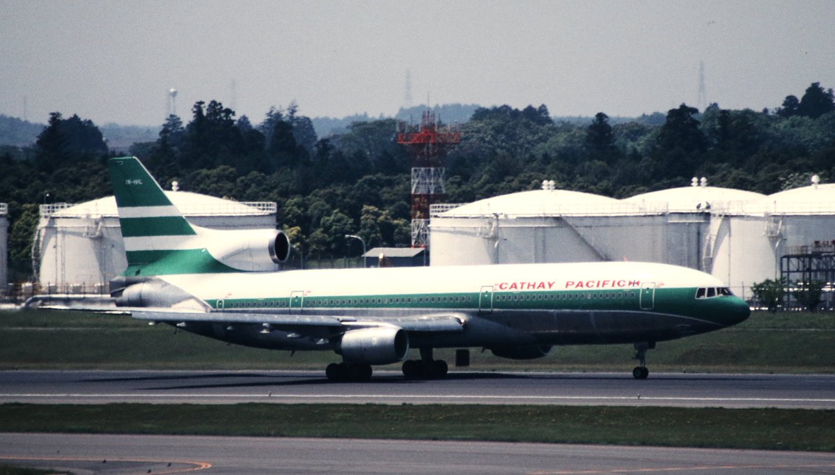 キャセイパシフィック航空 ＃L1011 ＃トライスター ＃成田空港