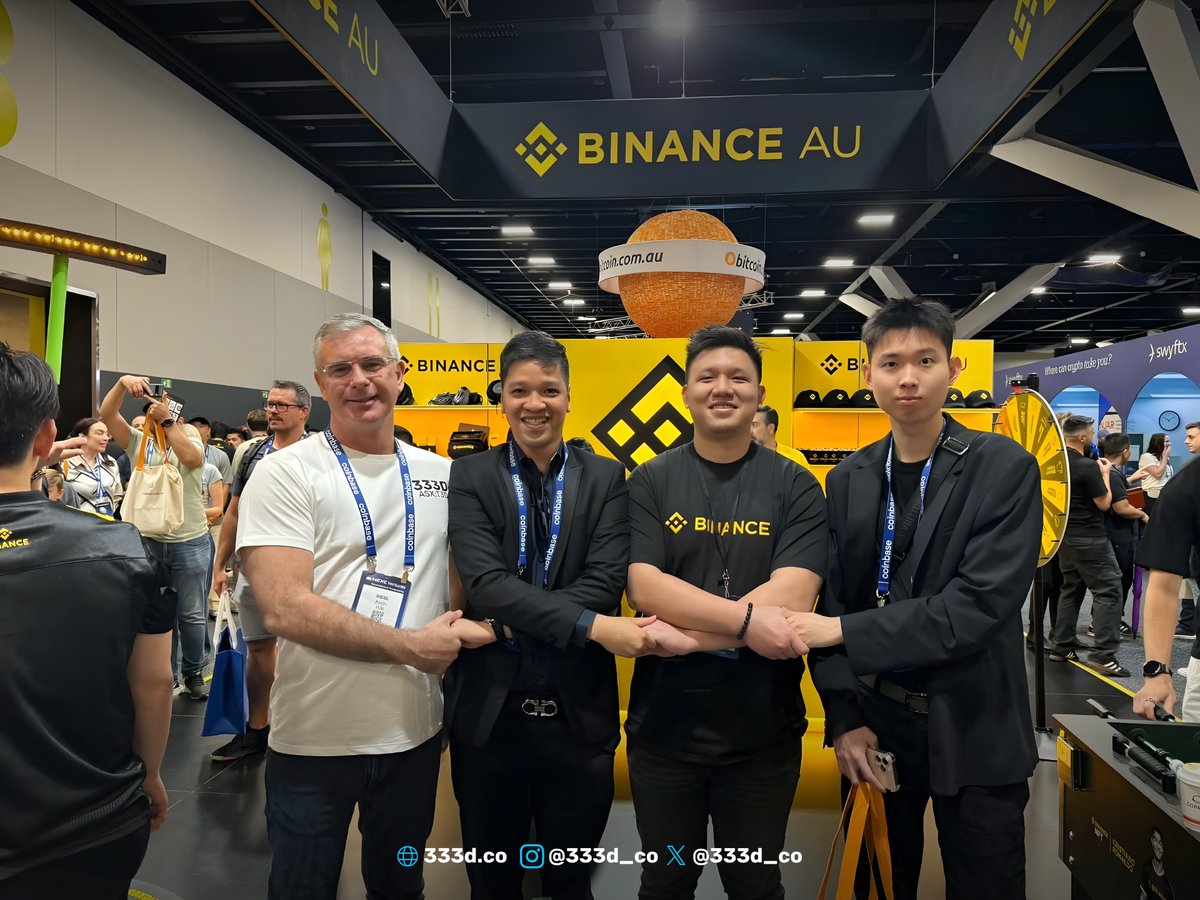 333D Directors Dr. Nigel Finch and Richard Petty helped lead our team at the absolute triumph of Day 2 at the Australian Crypto Convention!

The energy on the floor was electric, and the conversations were nothing short of revolutionary.

A huge highlight was our very own