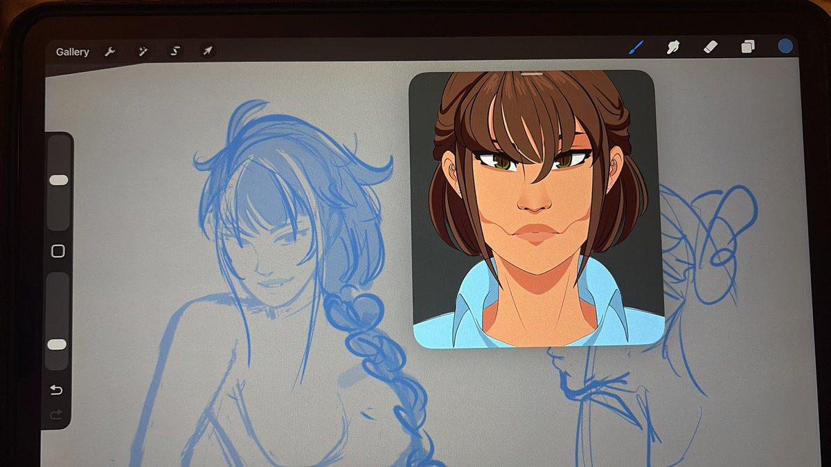 ncknackk's tweet photo. villain Jesse b4 she joined SDN… I love designing hair… hair is so cool… #dispatch #dispatchoc https://t.co/mCuj1WgCAt