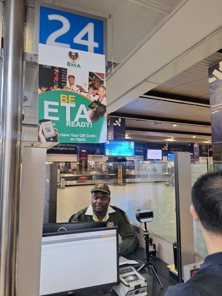 Leon_Schreib's tweet image. For the G20, we did a soft launch of our groundbreaking Electronic Travel Authorisation (ETA) that automates and digitalises tourist visas. It works beautifully. The coming expansion of the ETA for secure and efficient migration will be a lasting legacy of SA’s G20 presidency! 🇿🇦