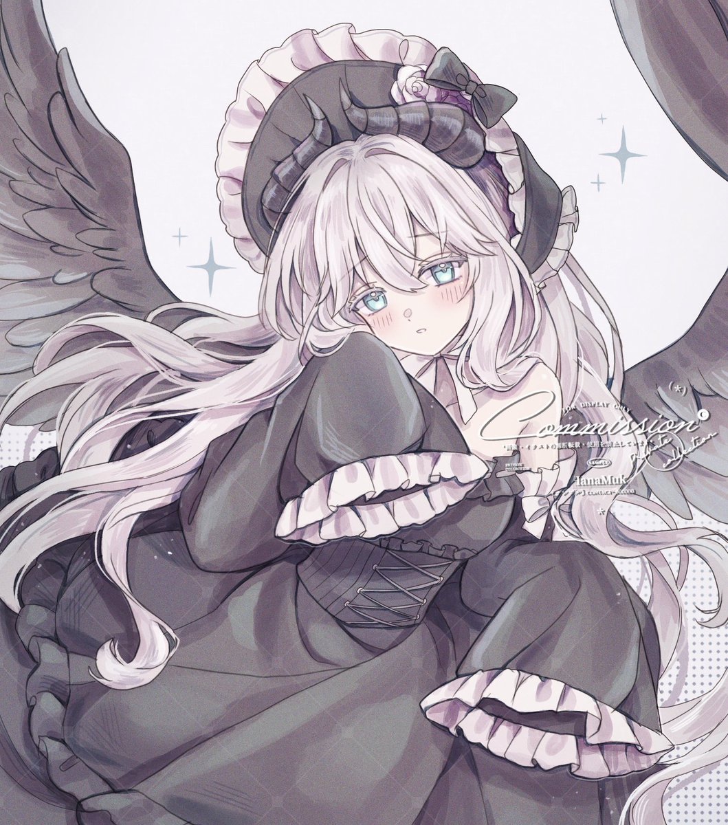 🖤🪽 do not use without permission 

#illustration #commissionTH #Commission #VGenComm #vgenartist