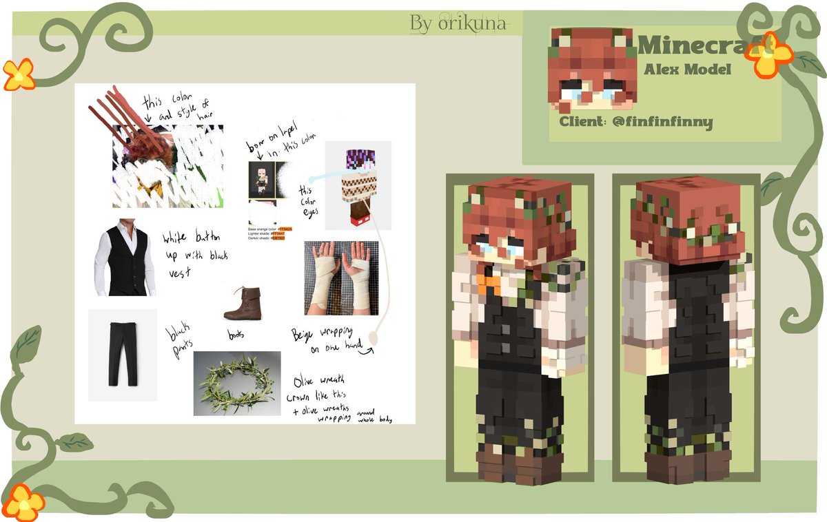 ⠀⠀⠀ ✦ Skin Commission !
— likes &amp; rts are appreciated.
#minecraftskin #VGenComm