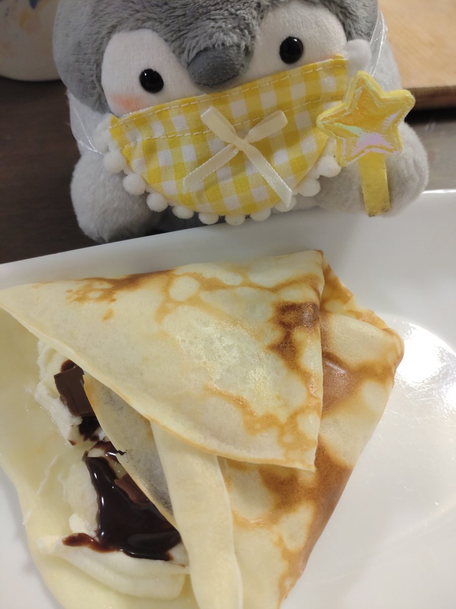 手作りクレープたびたよ💕