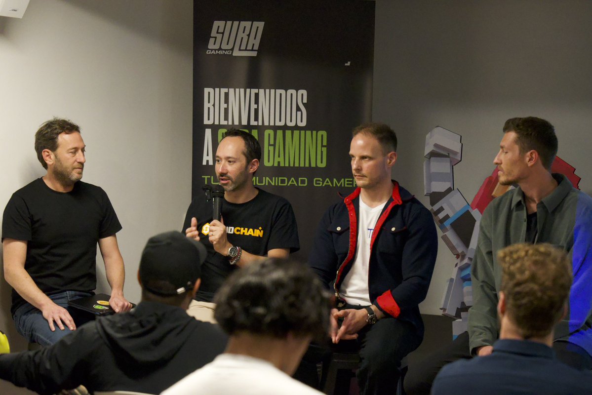 borgetsebastien's tweet image. We had full room attending our BGA Connects side-event of DevConnect @EFDevcon co-organized by @BGameAlliance x @TheSandboxGame x @suragamingteam - discussing about what will power the next wave of gaming: infrastructure, onchain economy or payments in stablecoins and easier…