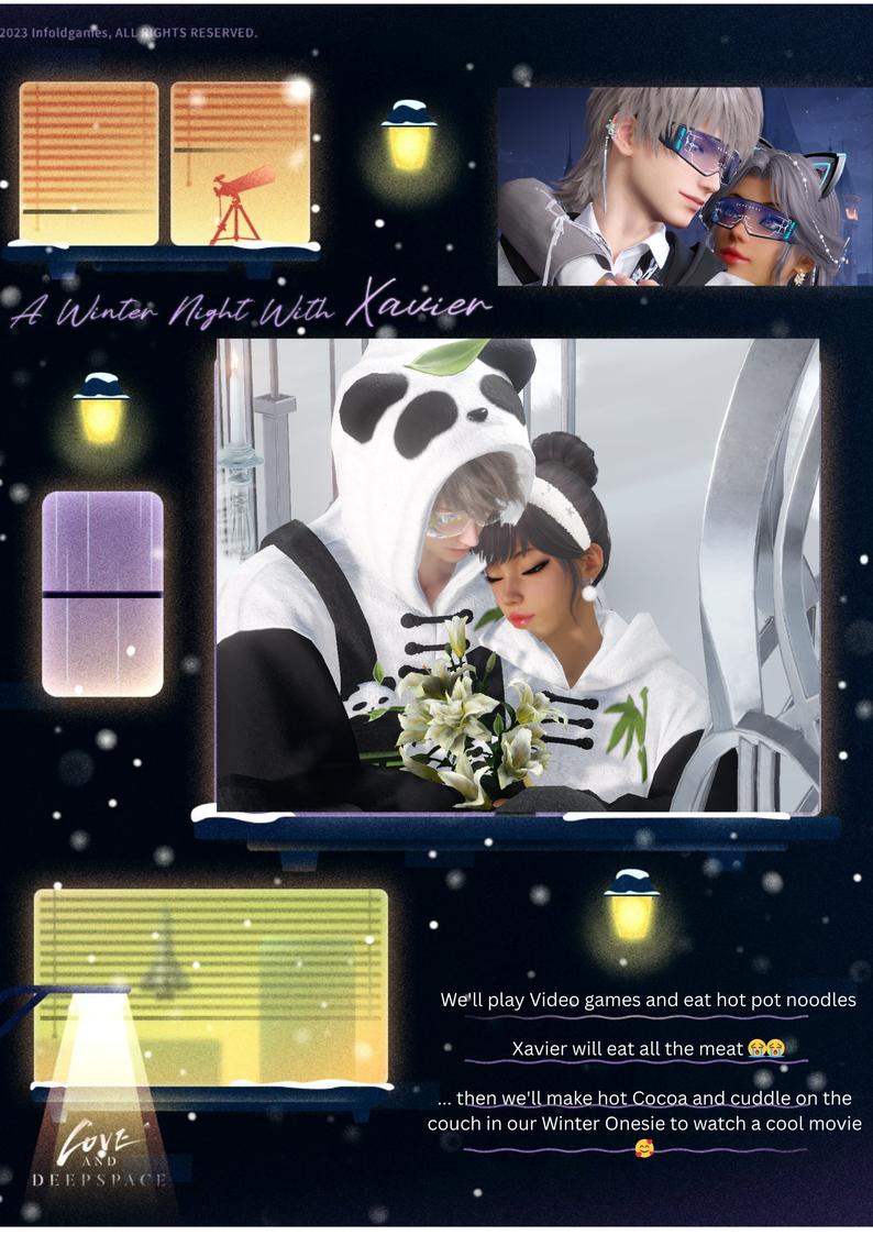 floralsteel47's tweet photo. @Love_Deepspace We are that annoyingly cute couple who take too many photos during Winter π₯°
#AWinterNightWithXavier https://t.co/CzUeXGdC7y
