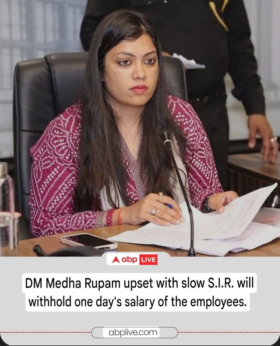 1vinci6le's tweet image. Daughter of Gaynesh Kumar stopped one day Salary for Employees.