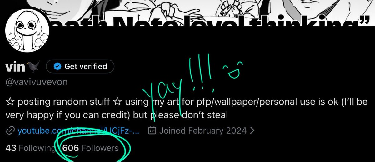 vavivuvevon's tweet image. WOAHHH Thank you so much for 600+ followers!!! 
Sorry I haven’t finish drawing some of the requests from my previous post, I’ll draw them eventually after I finish dealing with my schoolwork 🥲