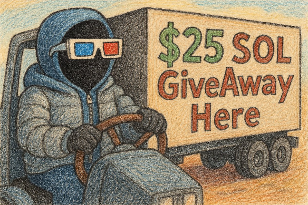 $25 $SOL Giveaway
1 Winner 

💙 ❤️, Drop An Emoji, ♻️ (Not Mandatory but Always Appreciated) and 🍀