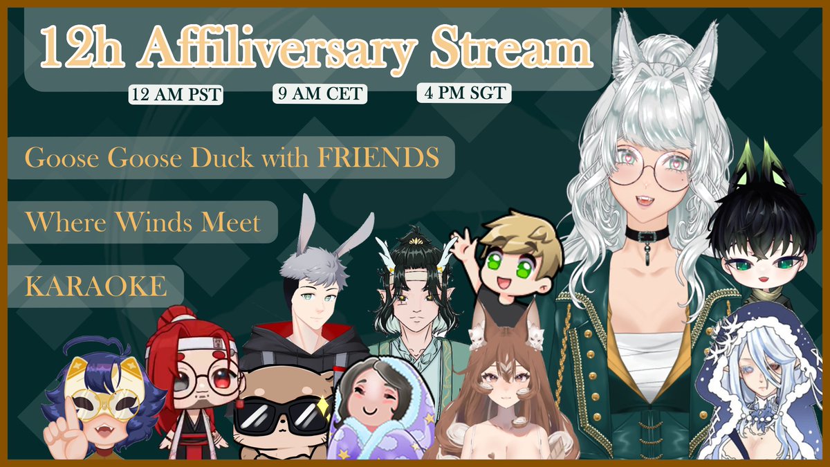 leafaemberglow's tweet photo. Let the chaos begin! raawr

playin #GooseGooseDuck with the amazing @koneko_hoshi @Raizoshu @GrafflowStudios @N3ylani @yujaecha @liyonoko @ZeenanTheWolf @eirasilvershot Midreas and CrazyOtter

【 🦊🍂 】

https://t.co/vkXji86ib7 https://t.co/LwXtXiG994