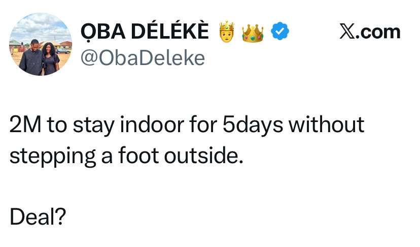 yabaleftonline's tweet image. Deal or no deal?