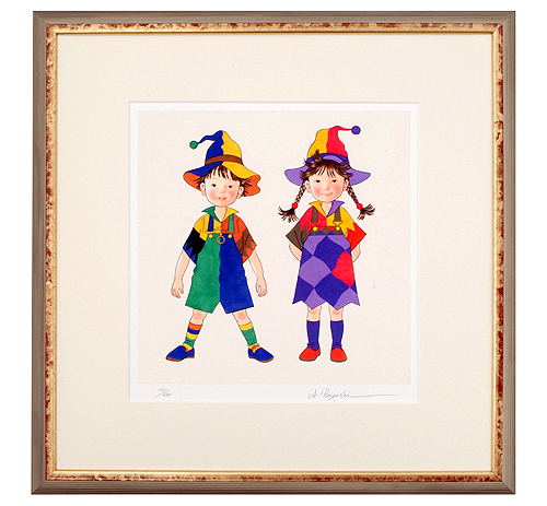 林明子　色紙　サイン入り