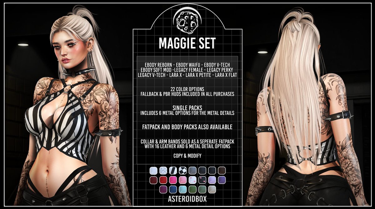 KawaiiFeedSL's tweet photo. AsteroidBox: Maggie Set @ Kustom9〡Taxi: https://t.co/Zqy0IQJi3g
#SecondLife #AsteroidBox #Kustom9 #slevent #slcontent #KawaiiFeed https://t.co/JDEdWm5hk8