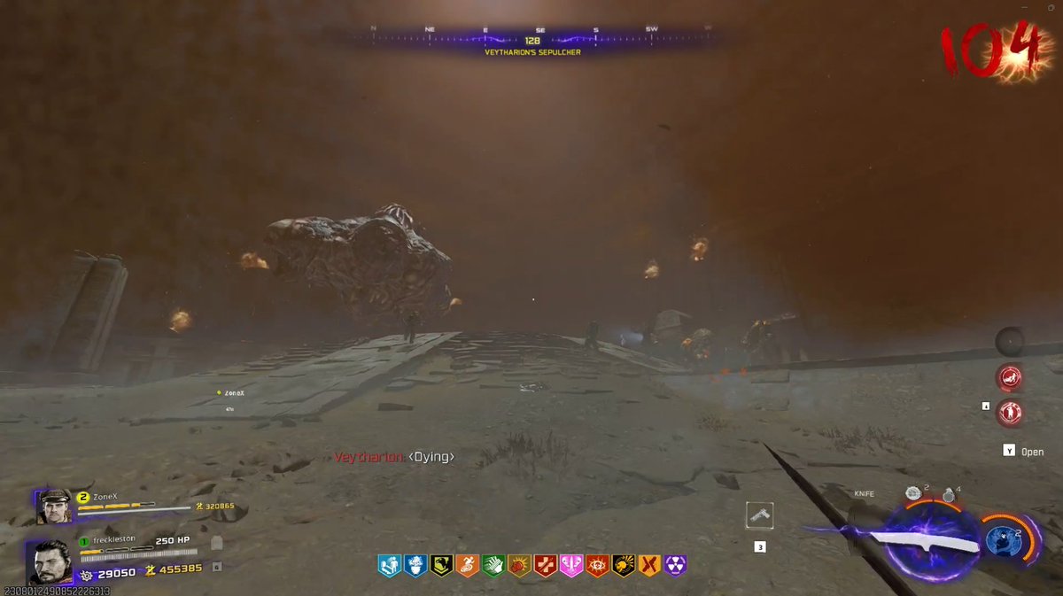 Freckleston63's tweet image. Round 100+ Tier 3 Cursed boss fight complete w/ @ZoneXbez (don&apos;t try this with the health regen relic 💀)