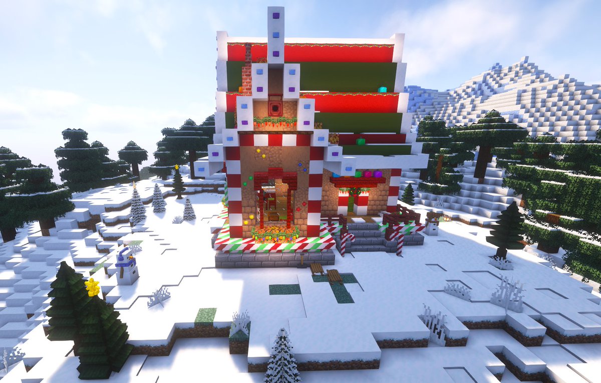 fairiebrat's tweet image. gingerbread house 🍬🎅🎄
#christmas #minecraft #minecraftjava