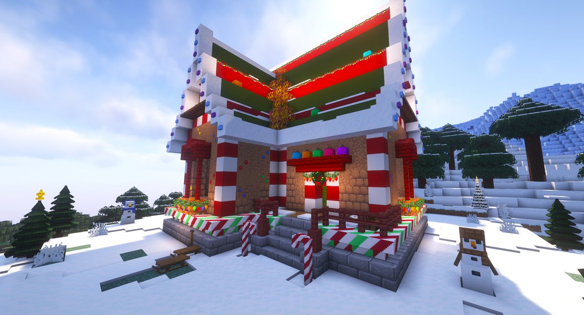 fairiebrat's tweet image. gingerbread house 🍬🎅🎄
#christmas #minecraft #minecraftjava