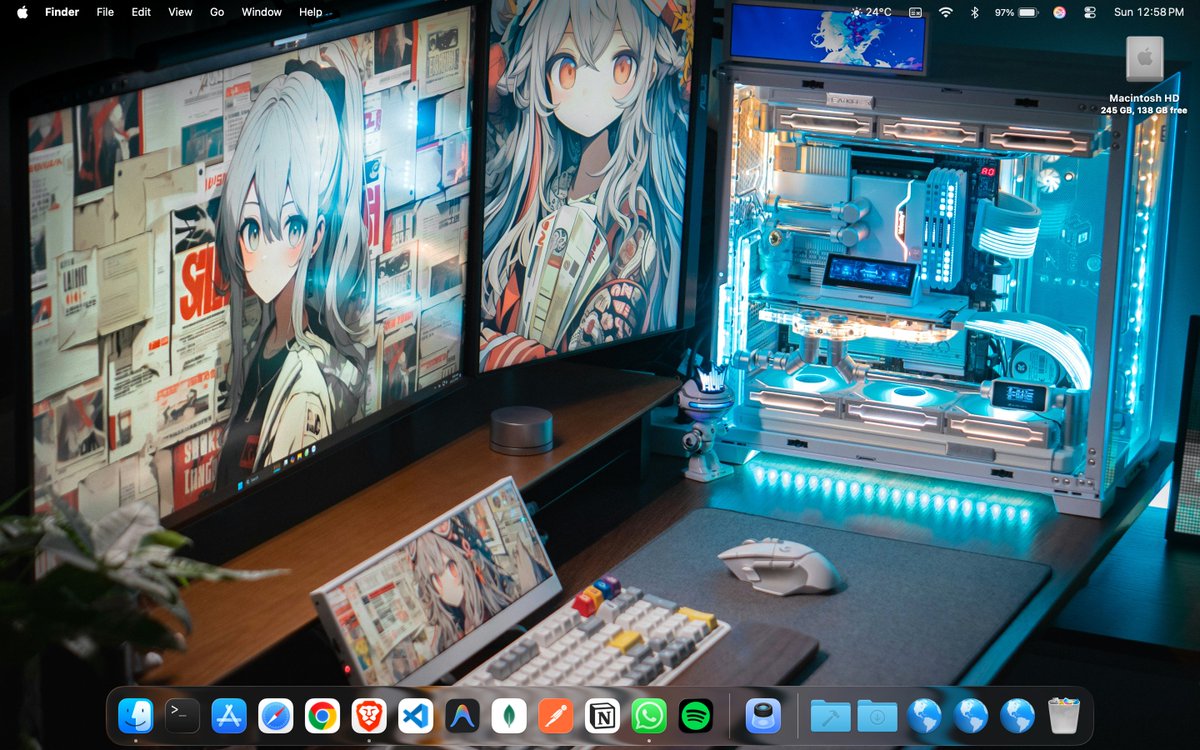 wtharsh_'s tweet image. 💻 Rate my new wallpaper

#DeveloperCommunity @grok #animelovers