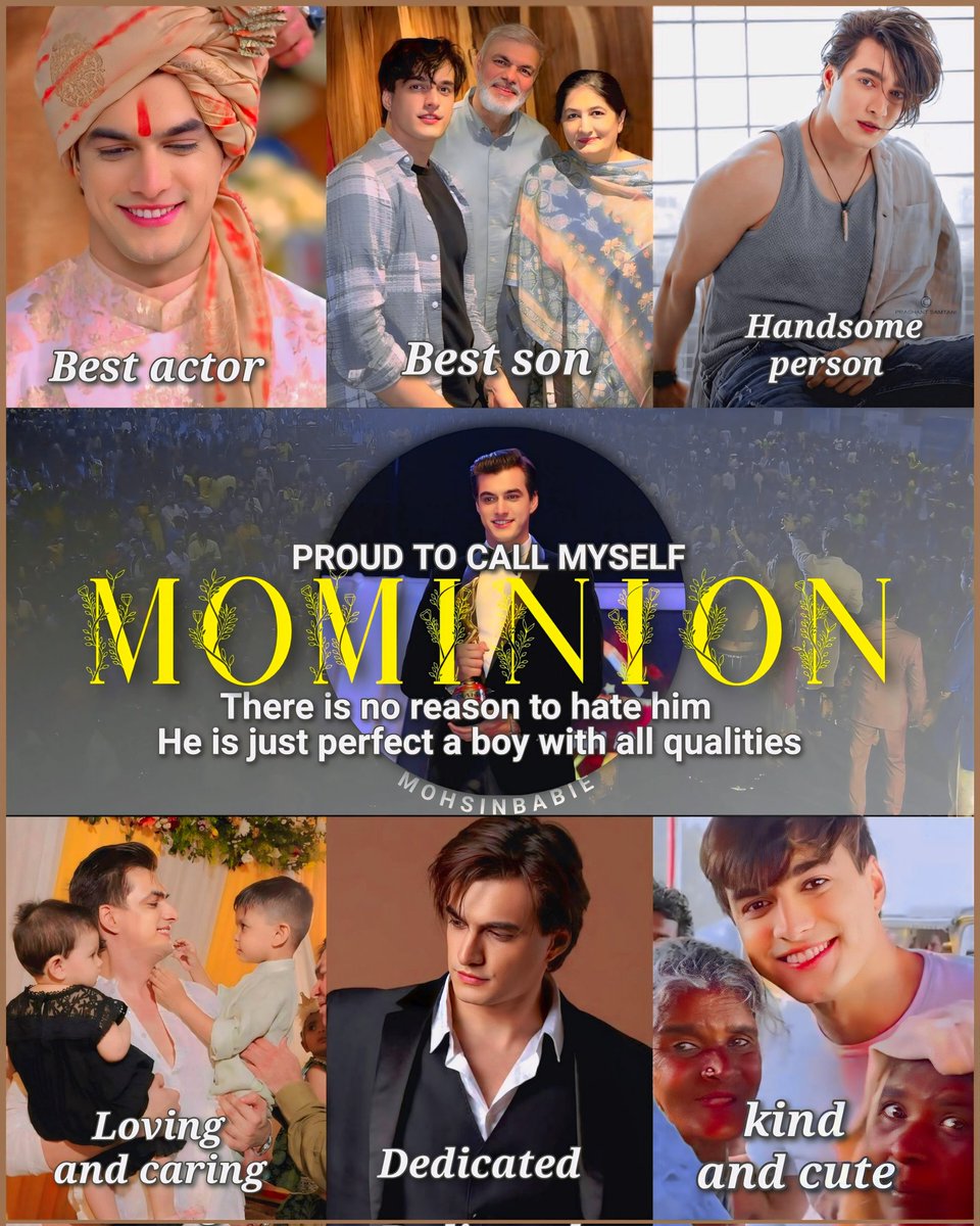 - proud a mominion!🧿💛
#MohsinKhan #mominion