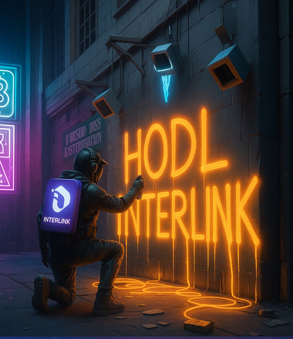 ajaruddina88021's tweet image. “In a world full of noise, some messages are meant to glow brighter.
HODL the vision. Trust the interlink. Build the future.”
#Interlink #HODL #FutureReady #CryptoVibes #NeonDreams #StreetEnergy