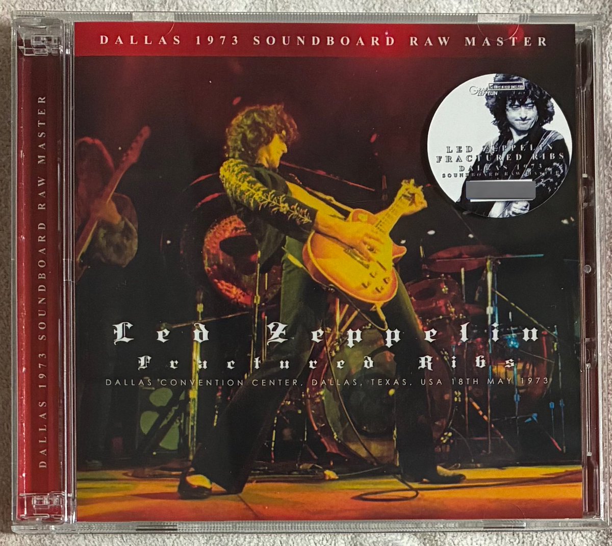 ZEP EV新作は73年 ダラス公演 SBD リマスターとの事💿 私は既発では