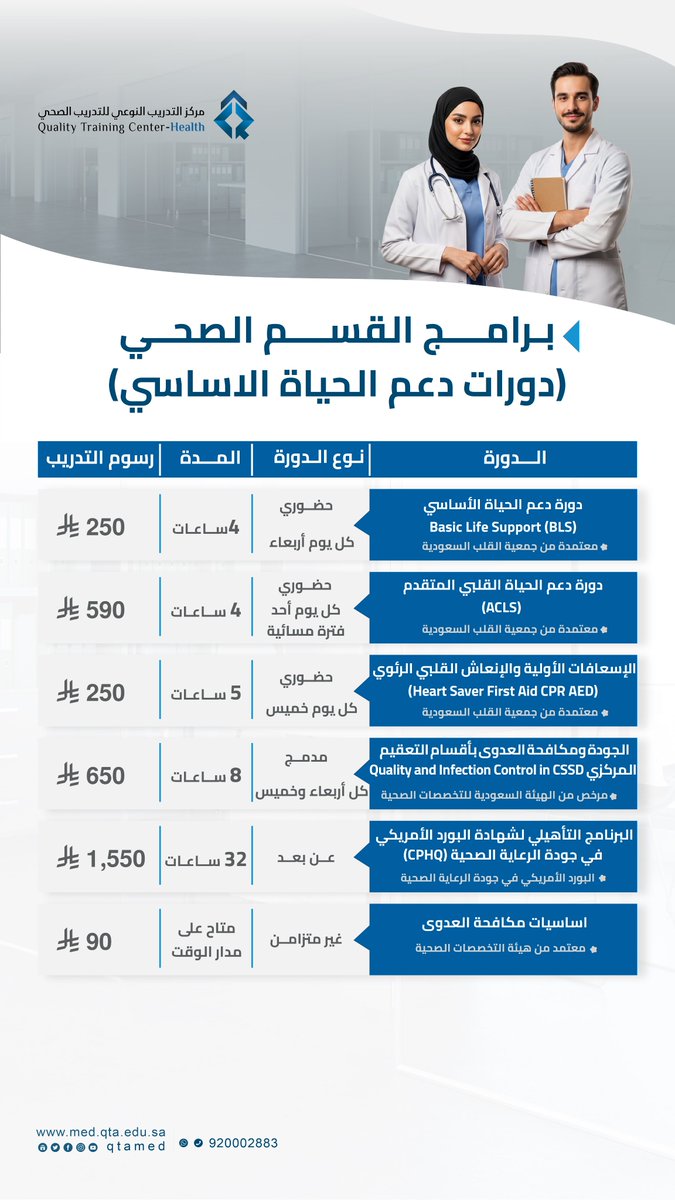 مركز التدريب النوعي للتدريب الصحي tweet media