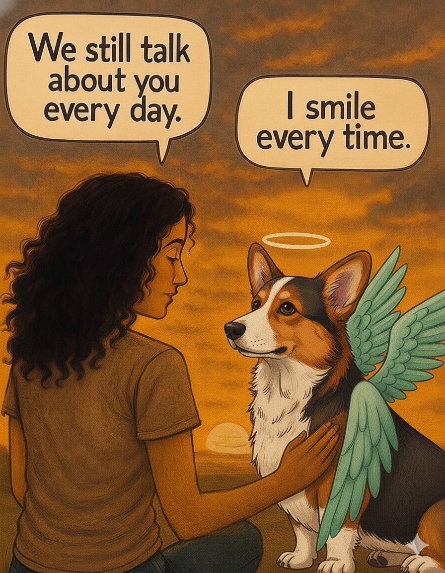 JosephineK1761's tweet image. Gone from our sight, but never from our hearts. 📷📷📷📷
#CorgiPuppy #CorgiVibes #Corgiinator #HappyCorgi #CorgiStyle #PrincessWelshCorgi