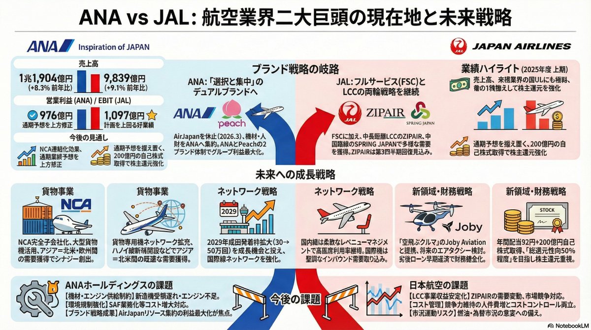 New_OER's tweet photo. 大手2社の未来事業について

こちらも決算PDFをNotebookLMに入れて一目で比較できるようにしました https://t.co/oz6fVkY2wr