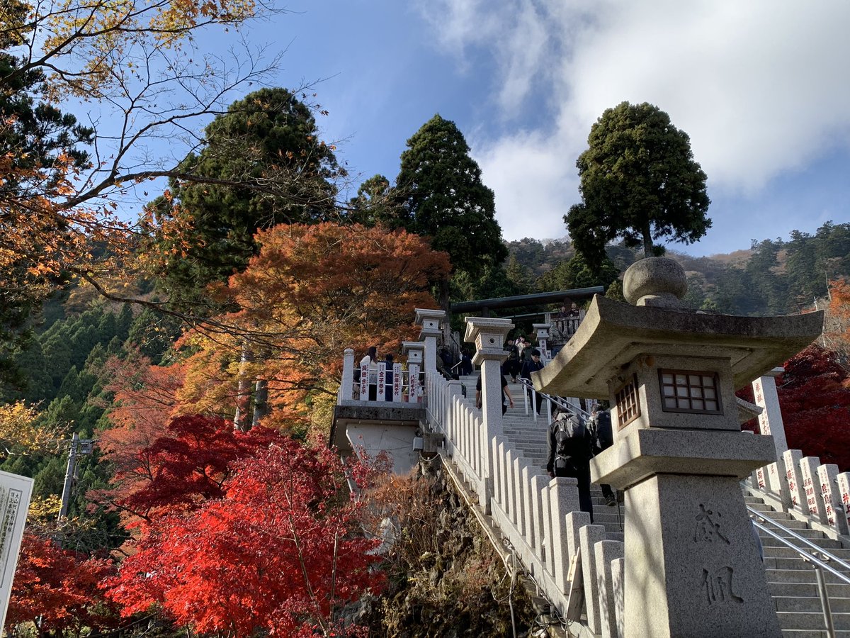 may_carat's tweet photo. 紅葉の大山詣り
激混み！

#大山
#ヤビツ峠
#阿夫利神社 https://t.co/dJPDJlY3B7