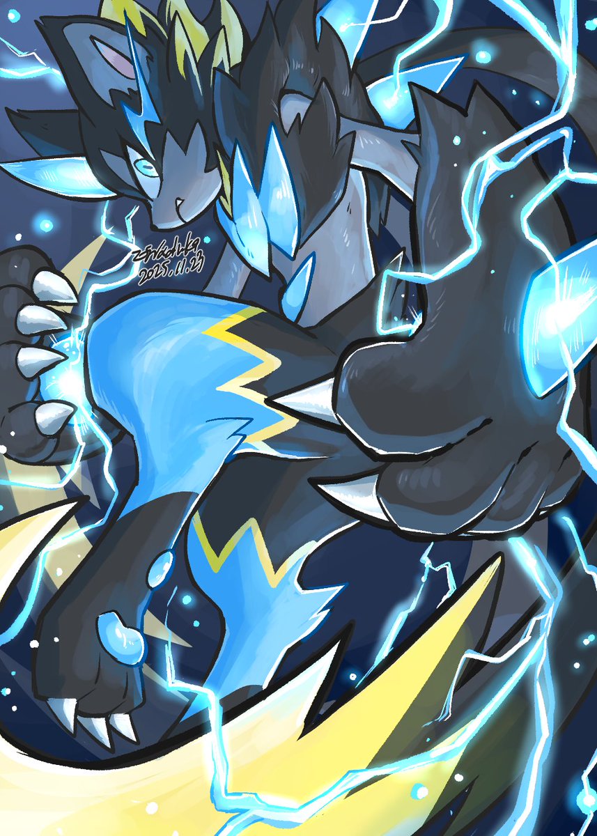 duki2585's tweet image. メガゼラオラ #PokemonLegendsZA