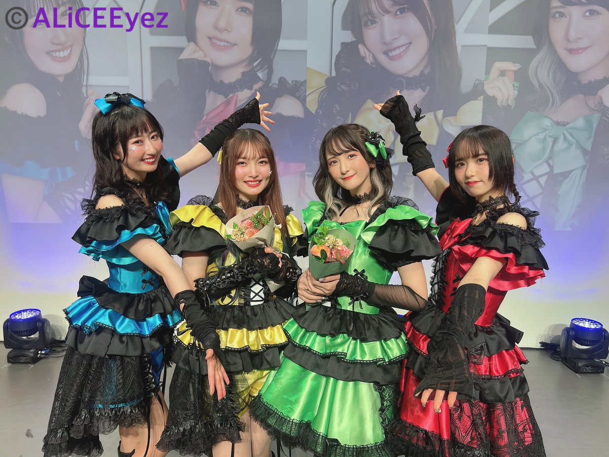 MARINEGIRLSUNIT's tweet image. 💎#ALiCEEyez ファンミ
💎涼本あきほ・風間万裕子・紫月杏朱彩・田中那実

昼の部ありがとうございました💎✨！
誕生日のお祝いをジュエリストの皆様と一緒に行えて嬉しかったです！
新衣装もお楽しみいただけて良かったです！
夜の部もよろしくお願いします💎✨