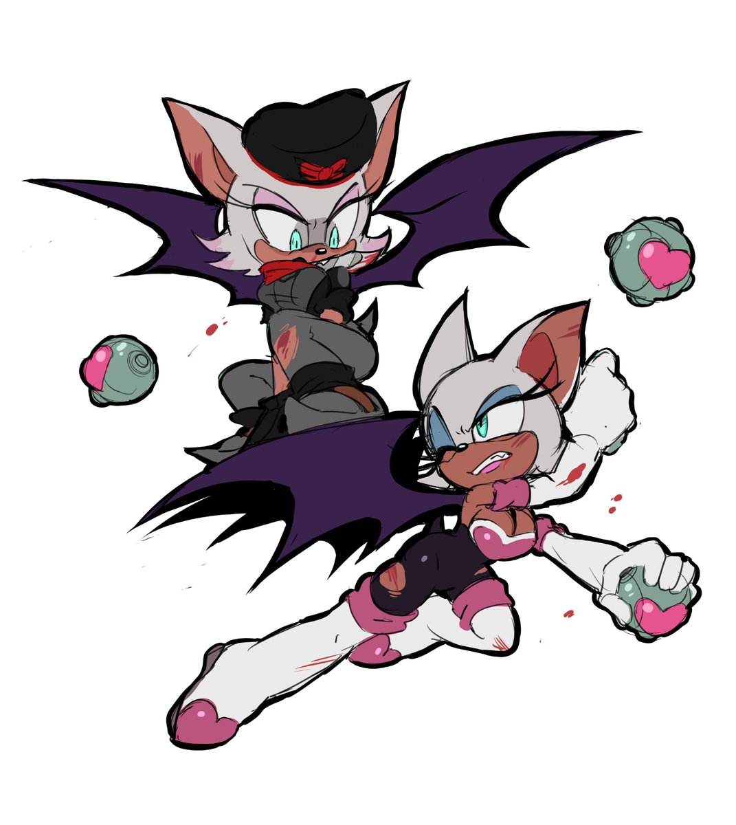 BenshiR125's tweet image. Los gatos en el techo a las 3am