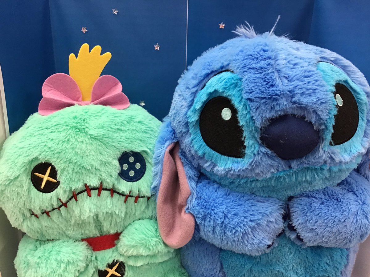 ⭐️景品情報⭐️】 ディズニー スティッチ ぽってりおすわり 超BIG