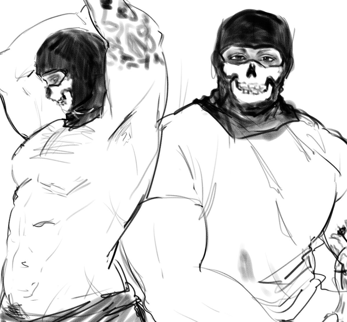 dochi_0109's tweet image. #ghost #cod
고스트랑 녀자^///^