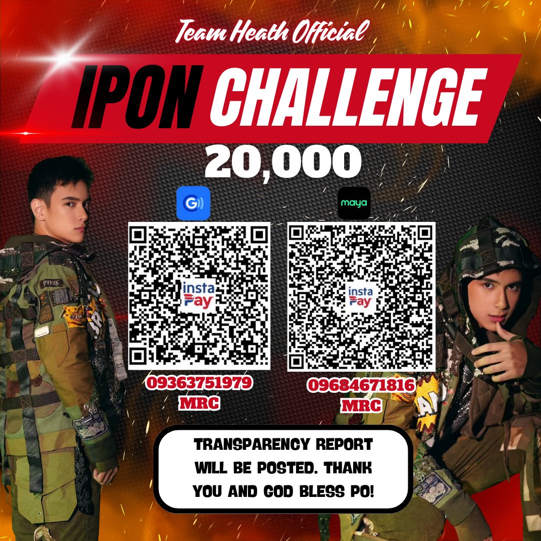 TeamHeathOfc's tweet image. Hello po. You can scan po our codes. Maraming salamat po sa tulong po ninyo.
