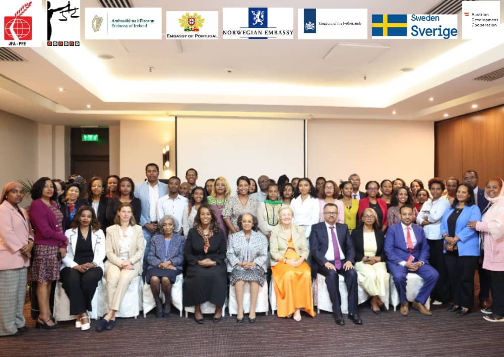ashenafi_meaza's tweet photo. My office in collaboration with JFA has launched three important programs - women in law mentorship/ አይቼሽ; young women's movement to fight VAW/ አለሁበት; know your right  to improve literacy on matrimonial laws for newly married  couples/ እወቁ. High impact expected. https://t.co/fGrkhVb8u9