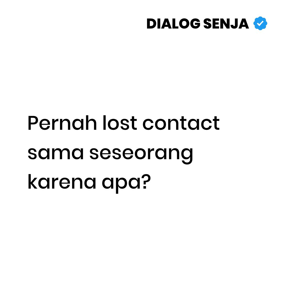 Dialog Senja tweet media