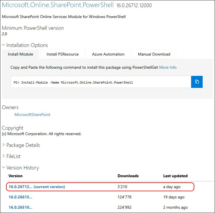 andresbohren's tweet image. 🚨New #SharePointOnline #PowerShell Module has been released
bit.ly/48uoqem
