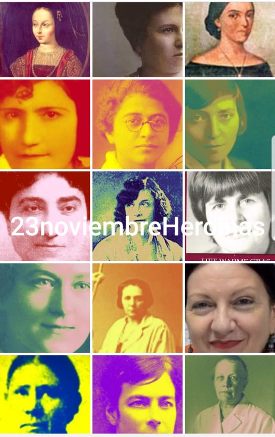 #23noviembreHeroinas: Mila Ramos Jurado, Laimi Leidenius, Ester Maria Hjelt, Margarita Ortega Valdés, Sigrid Fridman, Rachel Fuller Brown, Iris Van de Casteele, Edith Lorand, Lucrecia Arana, Marieluise Fleißer, Miguelina Acosta Cárdenas..