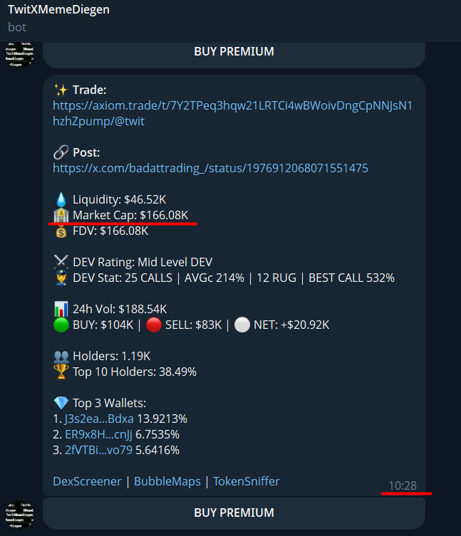 TwitXMemeDiegen's tweet photo. $SACHI

5363%         

166k MC ----> 9.7m MC          
Look at the time and mc          
My $BOT predicted the rise of this coin          
Link: https://t.co/jDe0uxfj5L

7Y2TPeq3hqw21LRTCi4wBWoivDngCpNNJsN1hzhZpump

#Crypto #SolanaMemeCoin #Solana https://t.co/Lbho4YcHM0