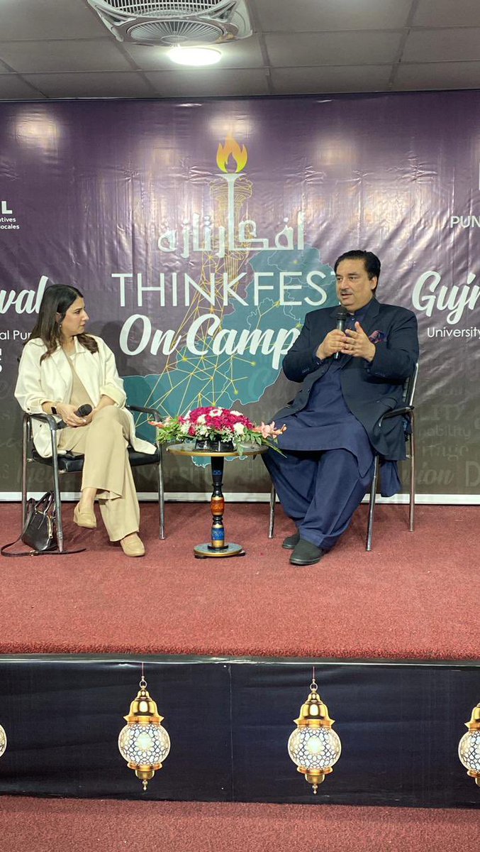 MediaCellKDK's tweet photo. Moments from Think Fest Pakistan grateful for the opportunity to engage with and answer students at Punjab University Gujranwala.

#TeamKDK

@kdastgirkhan https://t.co/7GCwACaORK