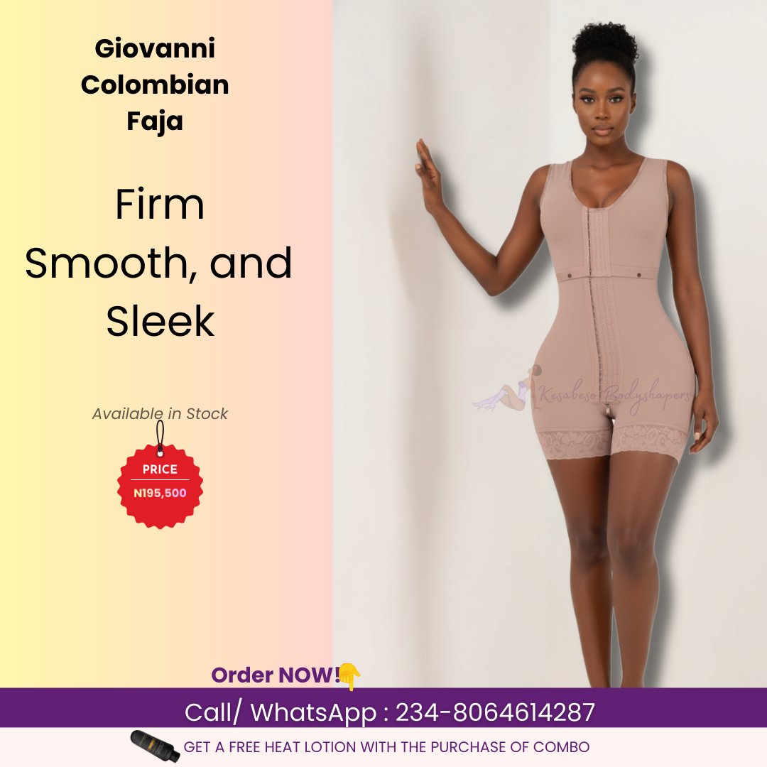 kbodyshapers's tweet photo. The Ann Chery Giovanni Faja = tummy control, waist sculpting, hip lift &amp; total confidence in one🔥
Perfect for postpartum, post-surgery, daily wear &amp; events.
Feel snatched, smooth &amp; supported 💕

#FajaColombiana #AnnChery #Shapewear #BodyShaper #PostpartumSupport https://t.co/3VLinRqC8C