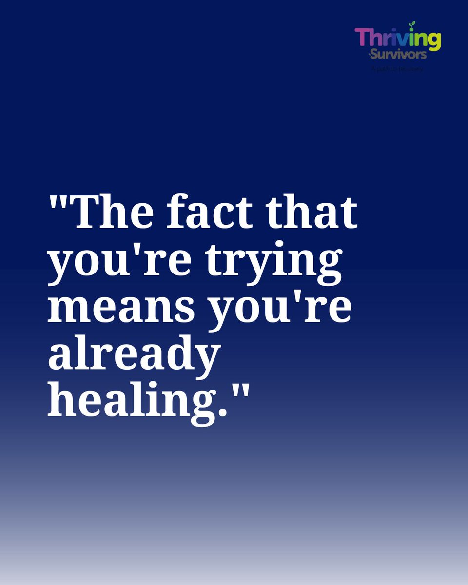 survive2thrive1's tweet image. If you’ve shown up today — even in the smallest way — that’s progress.
Healing isn’t loud. It often whispers. But it still counts.

#TraumaHealing #SmallStepsBigChanges #GentleSundays