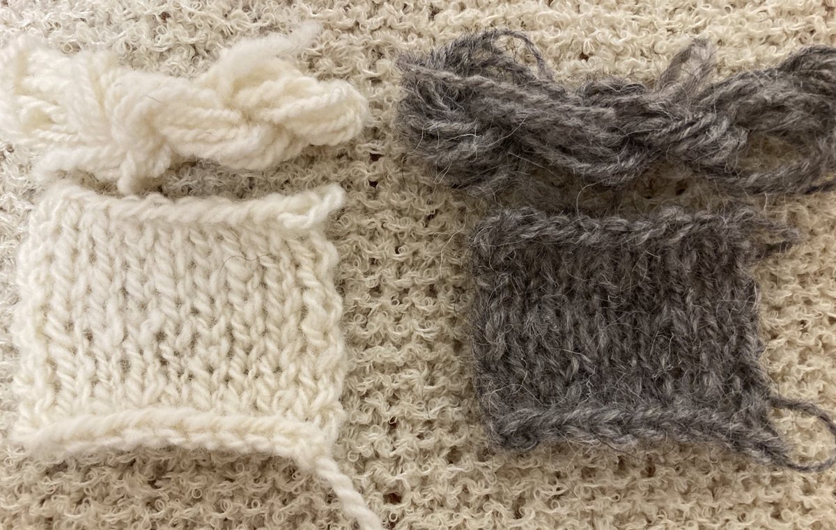 4種類の羊毛を買ったから早速チェビオッドとスカンジナビア産の毛を試しに紡いでみた。今まで5種類の羊毛見たけどそれぞれ違って面白い
#編み物 #毛糸 #羊毛