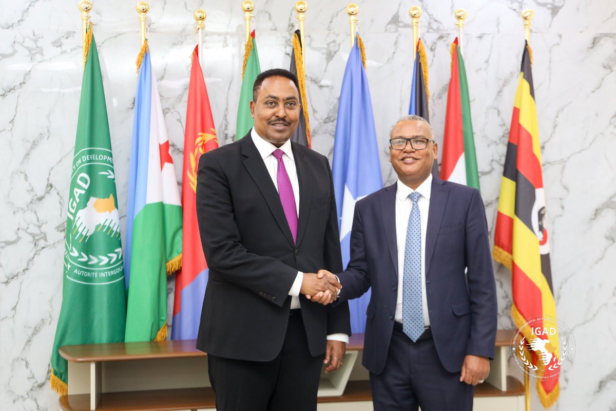 DrWorkneh's tweet image. Received the credentials of the newly appointed Ambassador of the Federal Democratic Republic of Ethiopia to the Republic of Djibouti and accredited to IGAD, H.E. Ambassador Legese Tulu Adera.
We exchanged on key regional and institutional priorities, and I formally welcomed him…