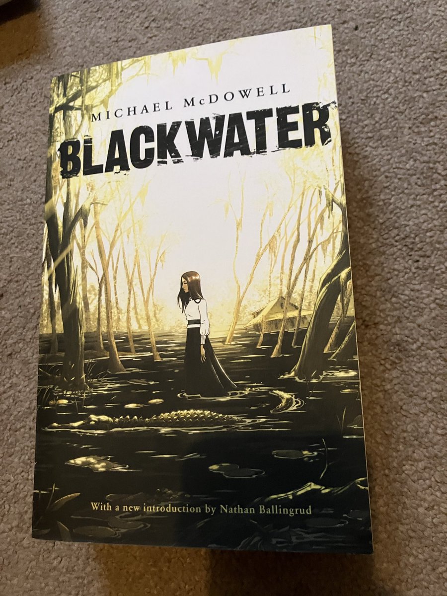 MattPayne1973's tweet image. My favourite read of 2024 - #michaelmcdowell Blackwater. A soap-operatic saga of family feuds, business dealings and aquatic humanoids 🐟
