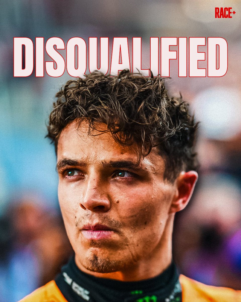 racepluscom's tweet image. 🚨 | LANDO NORRIS AND OSCAR PIASTRI HAVE BEEN DISQUALIFIED FROM THE LAS VEGAS GP — REAR SKID BELOW MINIMUM THICKNESS.

Norris - 390
Piastri - 366
Verstappen - 366