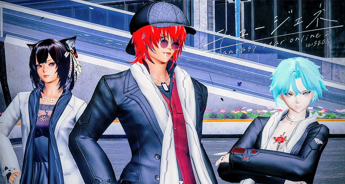 #PSO2NGS_SS  #ma7ロゴ 
うみちゃんのフリ素回収で 
フレのみたまん(<a href="/MitamaTD/">MITAMA</a>)と
上手いこと会ったので
座談しながら撮影を📸
なんやかんやで長いことフレでいてくれて感謝です🙏
これからも仲良くしてね︎︎👍🍀