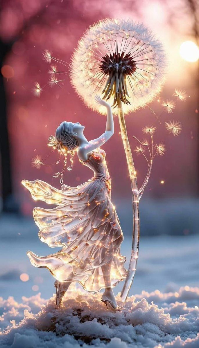 bionicanadian's tweet image. #vss365 #FoxProse @FoxProse #fairytalepoets #breatheprompt 

Wishes turn to glass that dandelion dreams for in that winter the zephyr blows.. crown her with flowers like she was touched by sky of rose and daylight. Her breath once frozen thaws into an #achievable smile that…