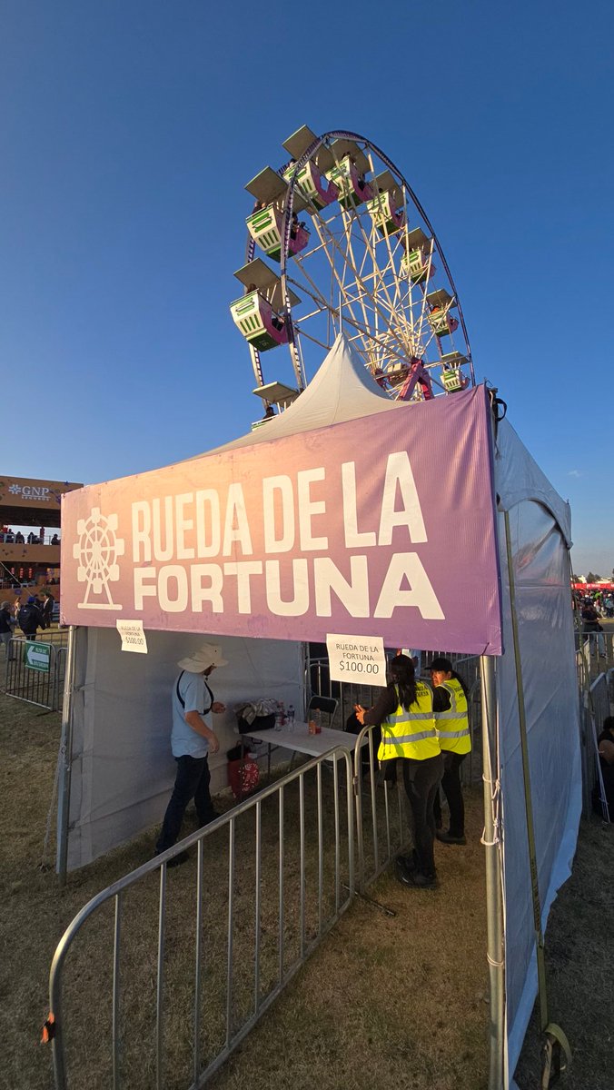 tuPUNKCASTfav's tweet image. Este fue el precio de la rueda de la fortuna en #TecateComuna.