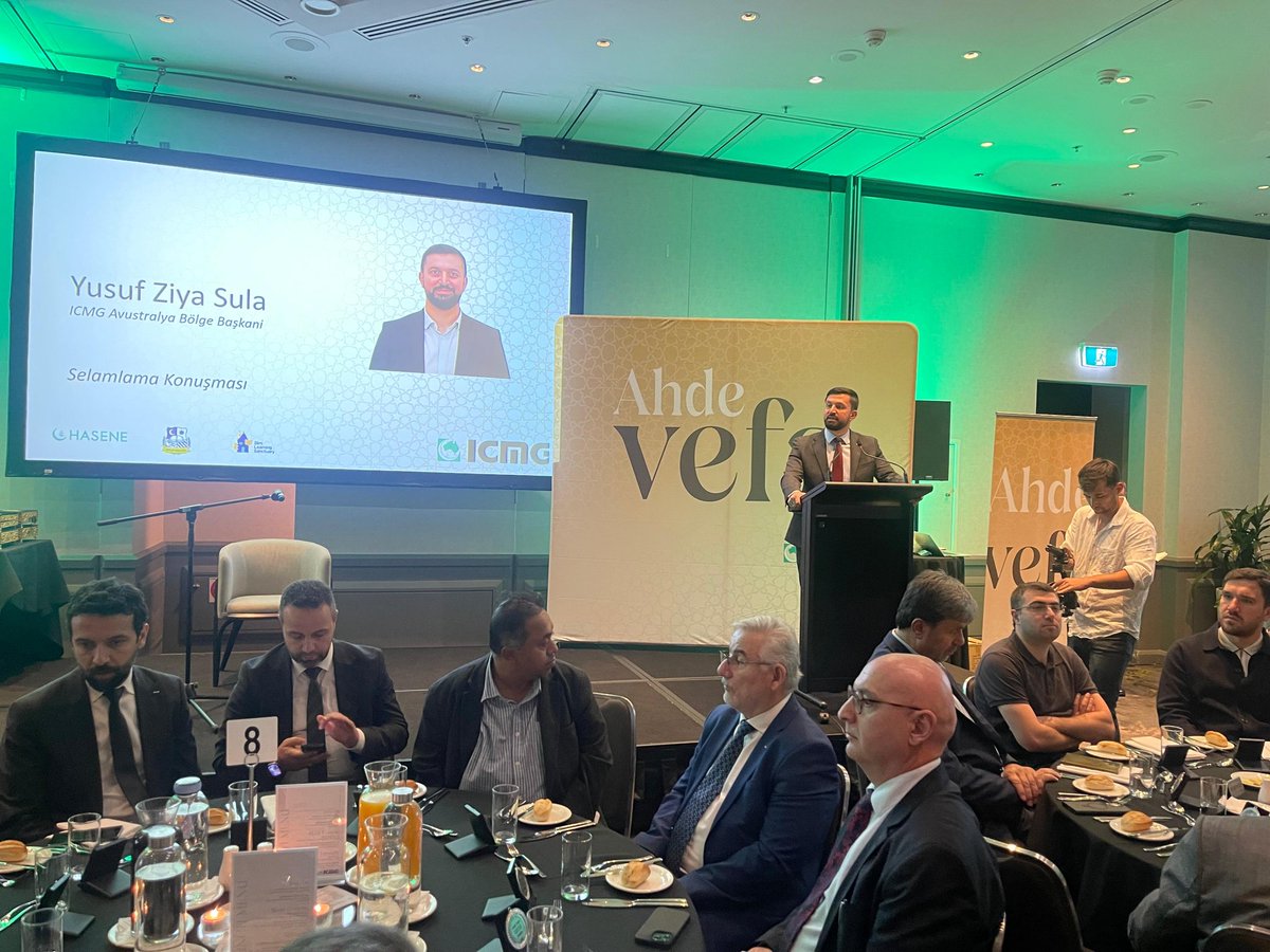 Başkonsolos Belgin Ergüneş, İslam Toplumu Milli Görüş Avustralya tarafından organize edilen, ICMG Genel Başkanı Sayın Kemal Ergün ve Avustralya Dışişleri Bakan Yardımcısı Sayın Matt Thistlethwaite'in de hazır bulunduğu  "Ahde Vefa" programına katıldı.