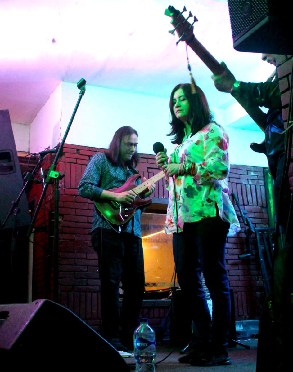 Krosswindz's tweet photo. Had a good gig at Someplace Else on Wednesday, thank you to the wonderful audience!

#LiveMusic #Krosswindz #Concert #SomeplaceElse https://t.co/6UyuETghPz